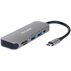 USB-Концентратор D-Link DUB-2333 3xUSB3.0, 1xUSB-C, 1xHDMI, USB-C