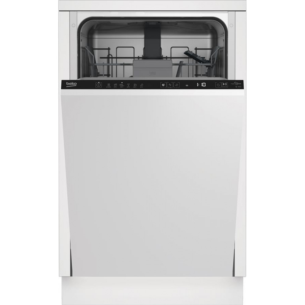 Посудомийна машина Beko вбудована, 10компл., A++, 45см, дисплей, білий