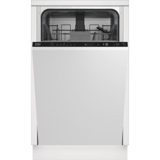 Посудомийна машина Beko вбудована, 10компл., A++, 45см, дисплей, білий