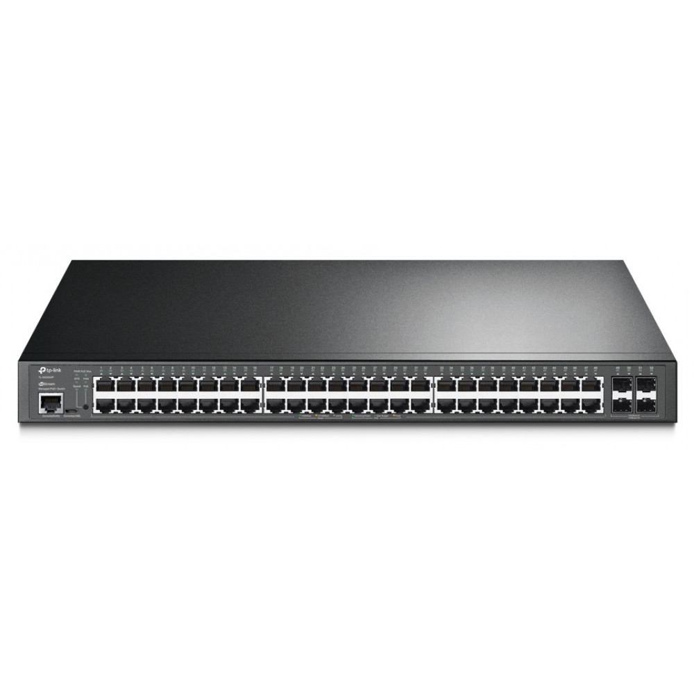 Комутатор TP-LINK TL-SG3452P 48xGE (48xPoE), 4xSFP, 384Вт, Керований L2