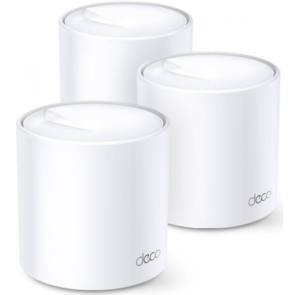 Система WiFi-Mesh TP-LINK Deco X60 AX3000, 1xGE LAN, 1xGE WAN, 3 мод