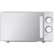 Мікрохвильова піч ARDESTO, 20л, мех.керув., 800Вт, відкр.ручкою, сріблястий