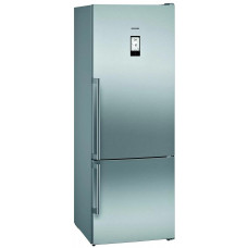 Холодильник Siemens з нижн. мороз., 192x70х80, холод.відд.-400л, мороз.відд.-105л, 2дв., А++, NF, дисплей, нерж