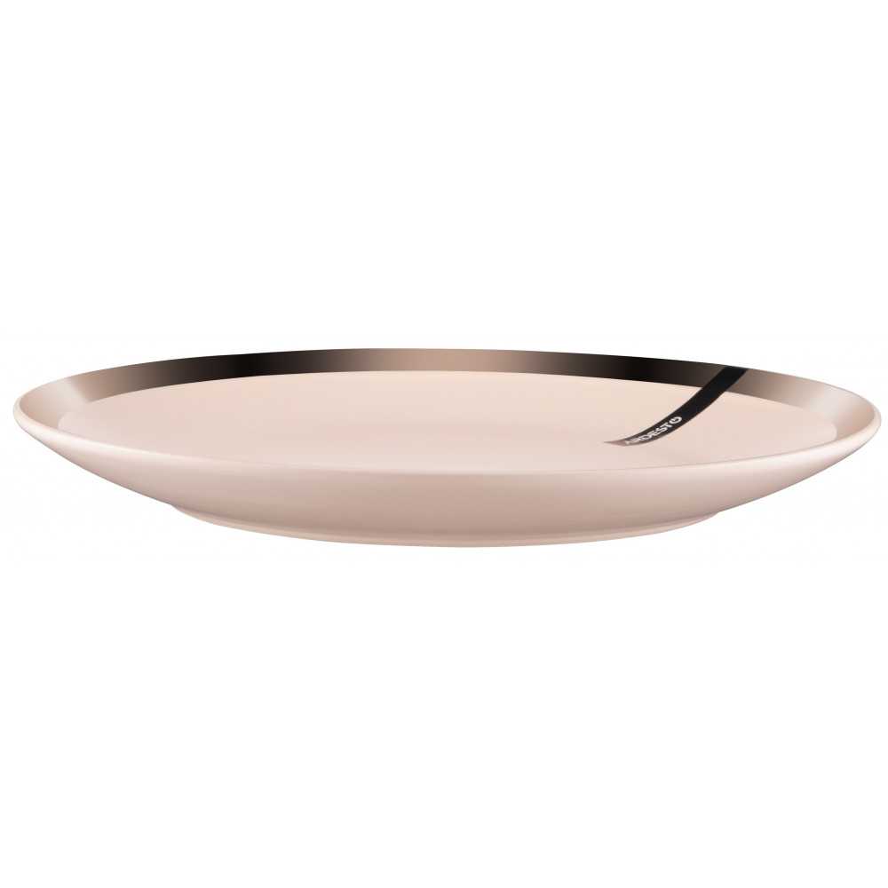 Тарілка обідня Ardesto Liguria Cream, 26см, кераміка, кремовий