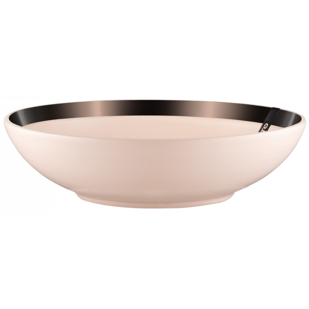 Тарілка супова Ardesto Liguria Cream, 20см, кераміка, кремовий