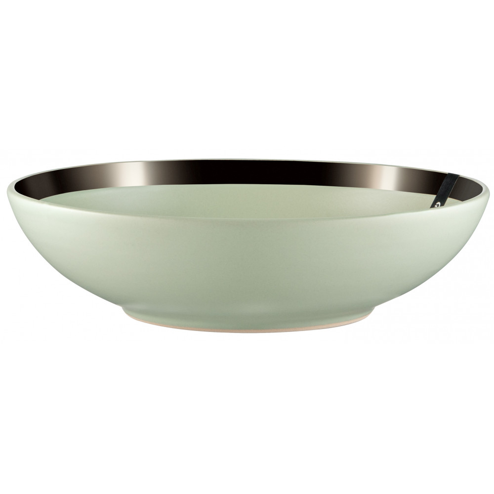 Тарілка супова Ardesto Liguria Green bay, 20см, кераміка, зелений