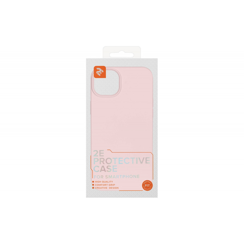 Чохол 2Е Basic для iPhone 14 Pro Max, Liquid Silicone, рожевий