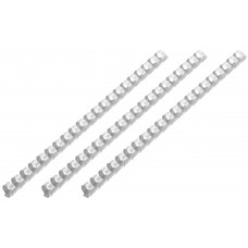 Пластикові пружини 2E для біндерів, 14мм, світло-сірі, 100шт