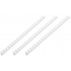 Пластикові пружини 2E для біндерів, 16мм, білі, 100шт