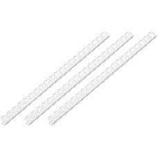 Пластикові пружини 2E для біндерів, 16мм, прозорі, 100шт