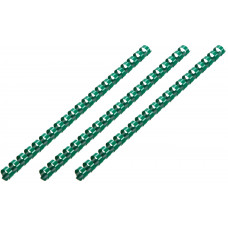 Пластикові пружини 2E для біндерів, 19мм, зелені, 100шт