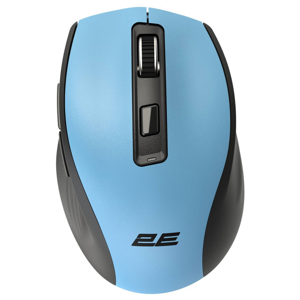Миша 2E MF250 Silent, WL, синій