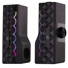Акустична система 2E PCS232 RGB, Soundbar, 2.0, USB, Black