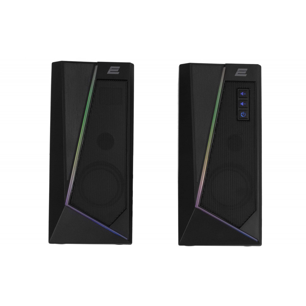 Акустична система 2E PCS233 RGB, 2.0, USB, Black