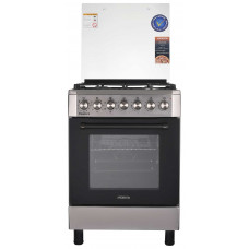 Плита ARDESTO комбі Elegance, 66л, 60x60см, конвекція, чавун, підсвічування, форсунки LPG (підключення газового балона), знімні направляючі, нерж