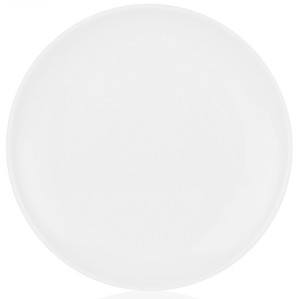 Тарілка пиріжкова Ardesto Imola, 18см, порцеляна, білий