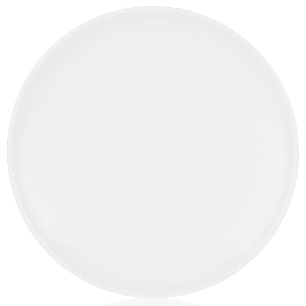 Тарілка обідня Ardesto Imola, 26см, порцеляна, білий