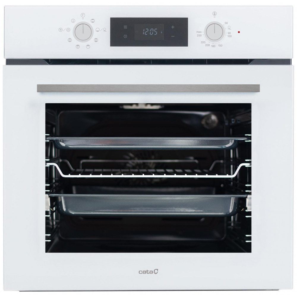 Духова шафа Cata електрична, 72л, A, дисплей, конвекція, MDS 7208 WH, білий