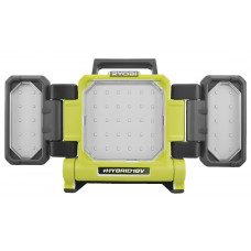 Прожектор гібридний панельний Ryobi ONE+ RLPH18-0 18В/220В Hybrid 3 LED панелі 3000лм 3 режими яскравості без АКБ та ЗП