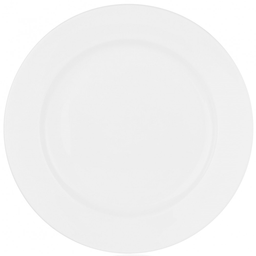 Тарілка обідня Ardesto Prato, 25см, порцеляна, білий