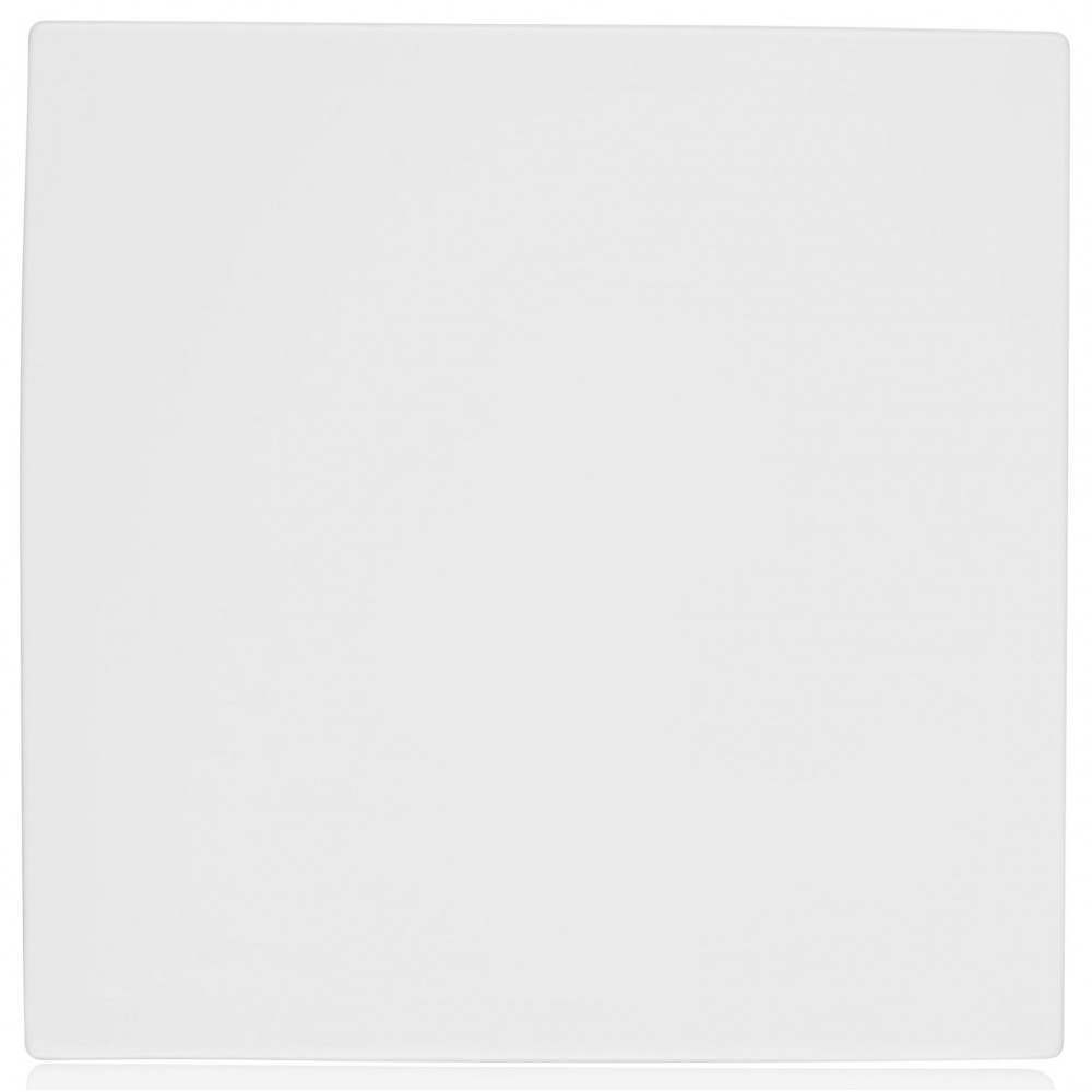 Тарілка обідня Ardesto Imola, 26х26см, порцеляна, квадратна, білий