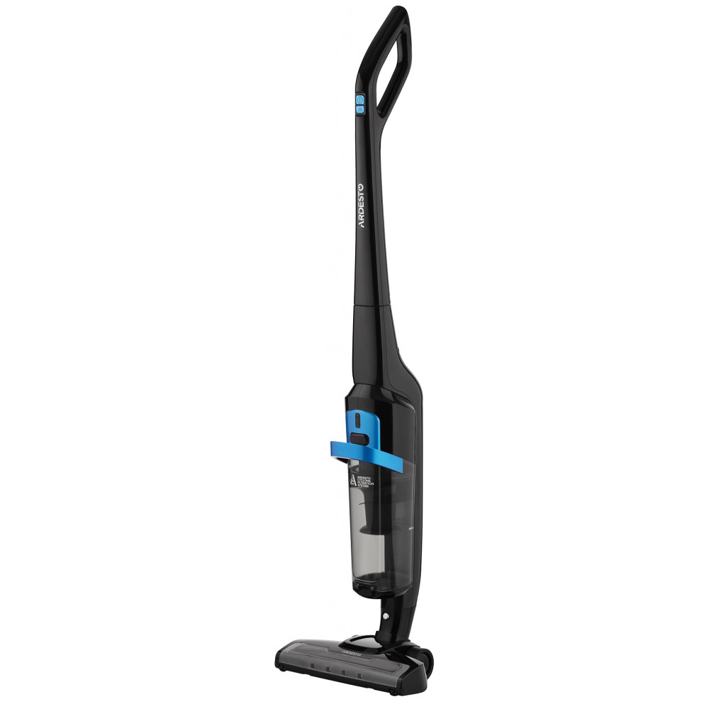 Пилосос Ardesto безпровідний, 30Вт, конт пил -1л, автон. робота до 50хв, HEPA, турбощітка з LED, настінне кріплення, чорно-синій