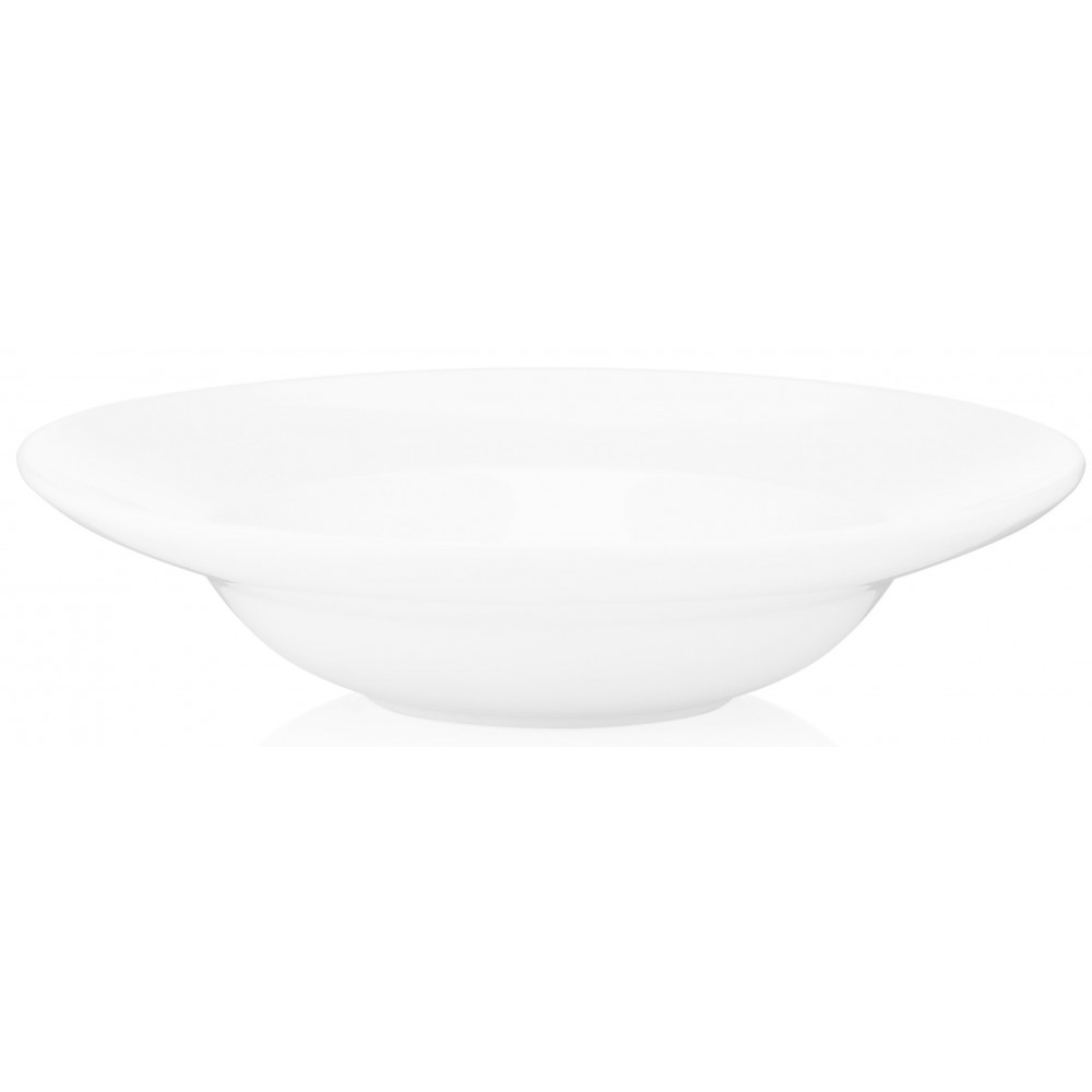 Тарілка глибока Ardesto Prato, 25см, порцеляна, білий