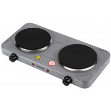 Плитка настільна Ardesto електрична, конфорок - 2 на 1кВт + 1кВт, керування - мех., графіт