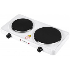 Плитка настільна Ardesto електрична, конфорок - 2, на 1кВт + 1.5кВт, керування - мех., білий