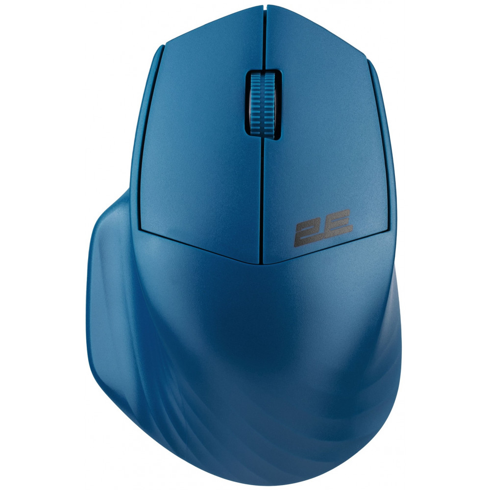 Миша 2E MF280 Silent, WL/BT, синій