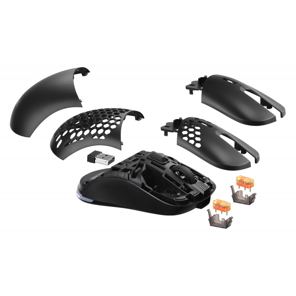 Миша 2E GAMING HyperDrive Lite WL, RGB, USB-A/WL, чорний