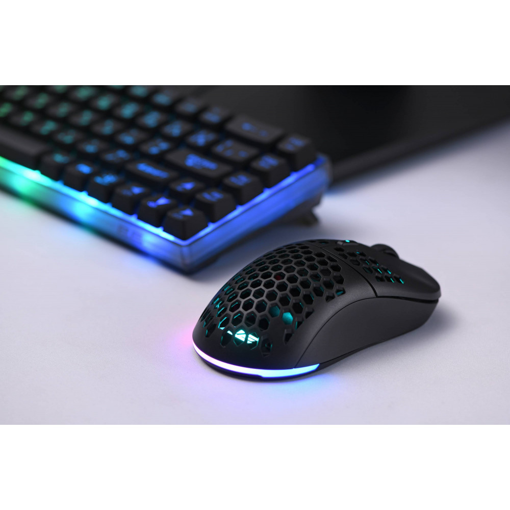 Миша 2E GAMING HyperDrive Lite WL, RGB, USB-A/WL, чорний
