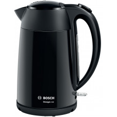 Електрочайник Bosch 1.7л, метал, чорний