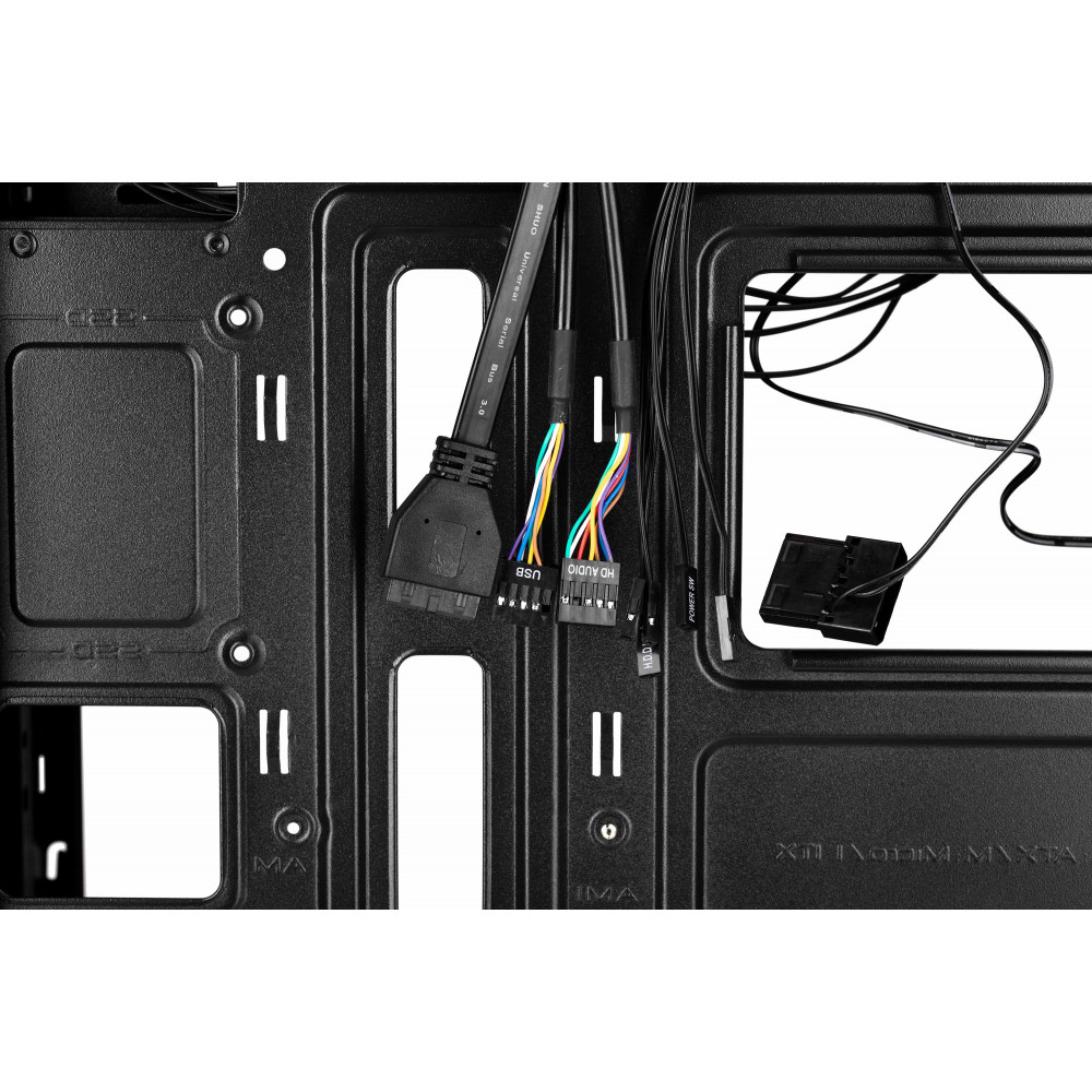 Корпус 2E Alfa E130 без БЖ 2xUSB3.0, 1xUSB2.0, 1x80мм, VGA 320мм, ATX, чорний