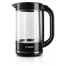 Електрочайник Bosch 1.7л, скло, чорний