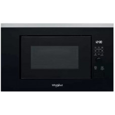 Мікрохвильова піч Whirlpool вбудована, 20л, електронне упр., 800Вт, дисплей, чорний