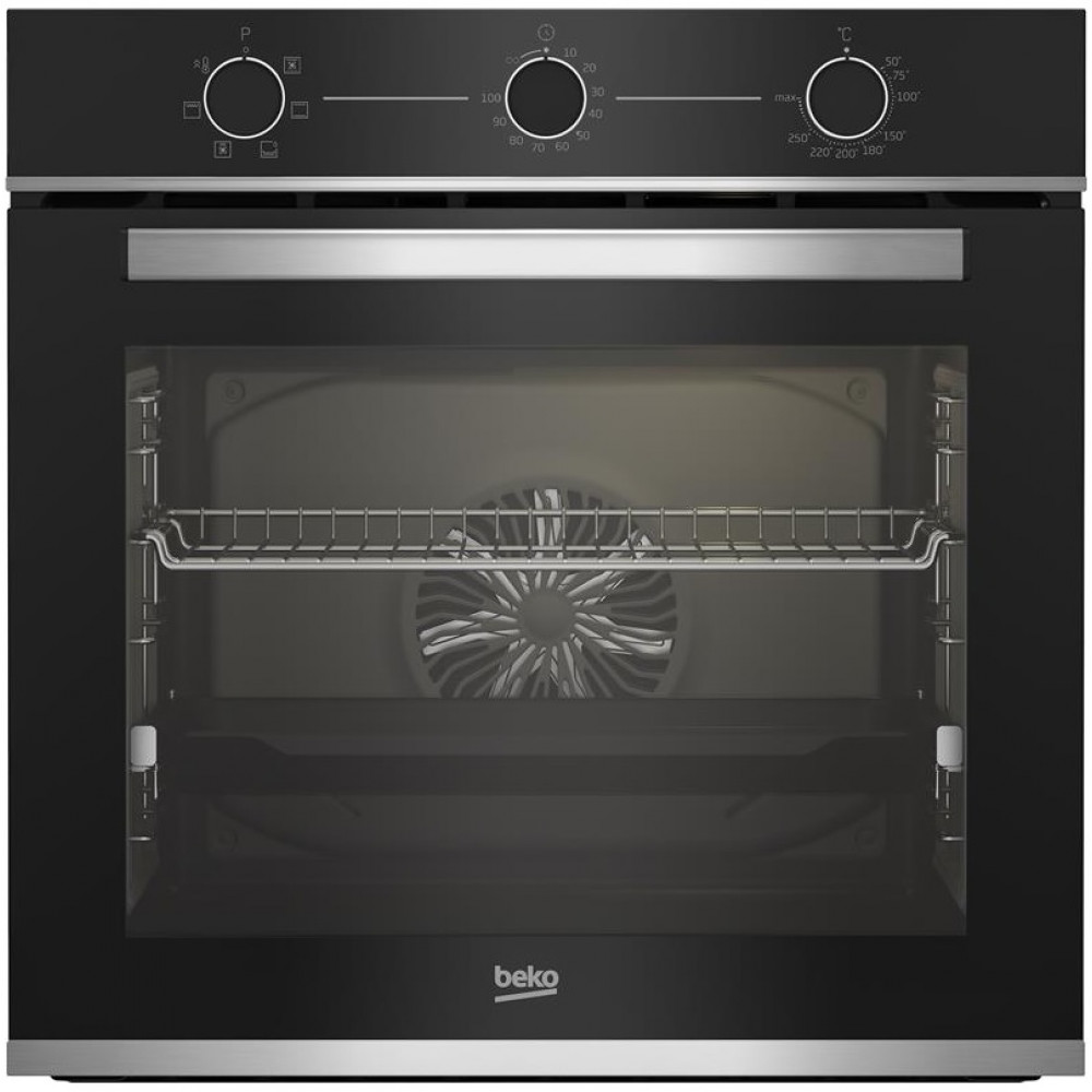 Духова шафа Beko електрична, 72л, A, конвекція, нержавіюча сталь