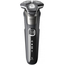Бритва електр. Philips роторна Series 5000, 9Вт,  бритв.головок-3, Li-Ion, сух.+волог., тример, сірий