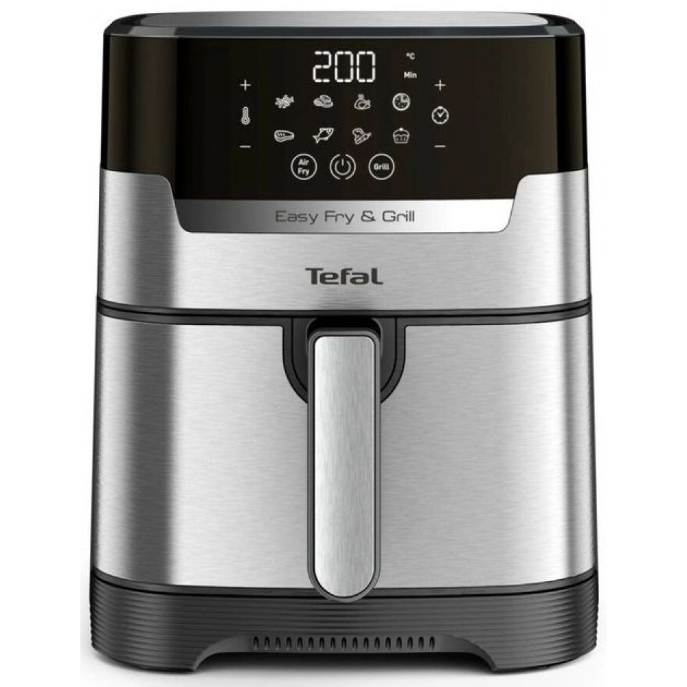 Мультипіч Tefal EasyFry&Grill Precision, 1550Вт, чаша-4.2л, сенсорне керув., пластик, сірий