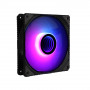 Корпусний вентилятор 2E GAMING Air Cool Infinity ACF120IW-ARGB, 120мм, 1200rpm, 3pin, 3pin +5VARGB, 23dBa, чорний Корпусний вентилятор 2E GAMING Air Cool Infinity ACF120IW-ARGB, 120мм, 1200rpm, 3pin, 3pin +5VARGB, 23dBa, чорний