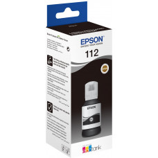 Контейнер з чорнилом Epson 112 EcoTank L11160/L15150/L15160/L6490/L6550/L6570/L15180/L6580 Black pigm Контейнер з чорнилом Epson 112 EcoTank L11160/L15150/L15160/L6490/L6550/L6570/L15180/L6580 Black pigm