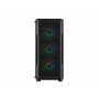 Корпус 2E GAMING Hexagon G338 без БЖ 2xUSB3.0, 1xUSBType-C, 3x120мм ARGB, 1x120мм, VGA 330мм, LCS ready, HUB, TG Side Panel, ATX, чорний