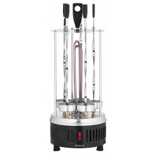 Електрошашличниця Ardesto 900 Вт, 5 шампурів, обертання 360°, U-подібні нагрівачі, алюмін. кожух, нерж Електрошашличниця Ardesto 900 Вт, 5 шампурів, обертання 360°, U-подібні нагрівачі, алюмін. кожух, нерж