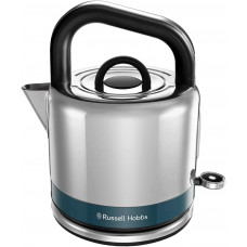 Електрочайник Russell Hobbs Distinctions Black 1.5л, Strix, метал, сріблясто-синій