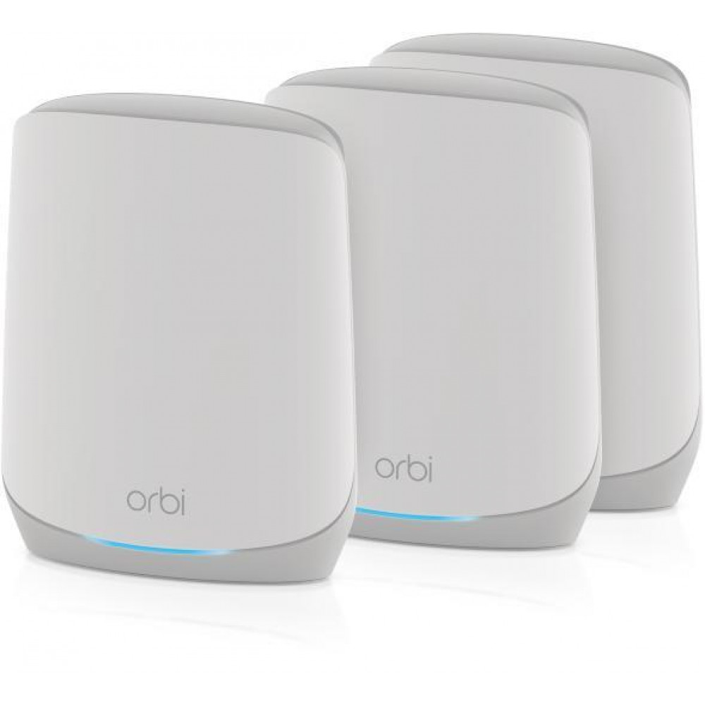 Система WiFi-Mesh NETGEAR Orbi RBK763S AX5400, 3мод, білий