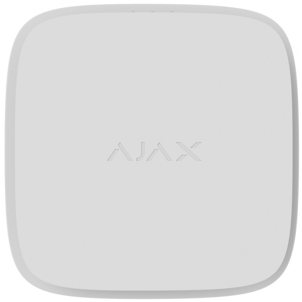 Датчик диму та температури Ajax FireProtect 2 SB Heat Smoke Jeweler, незмінна батарея, бездротовий, білий