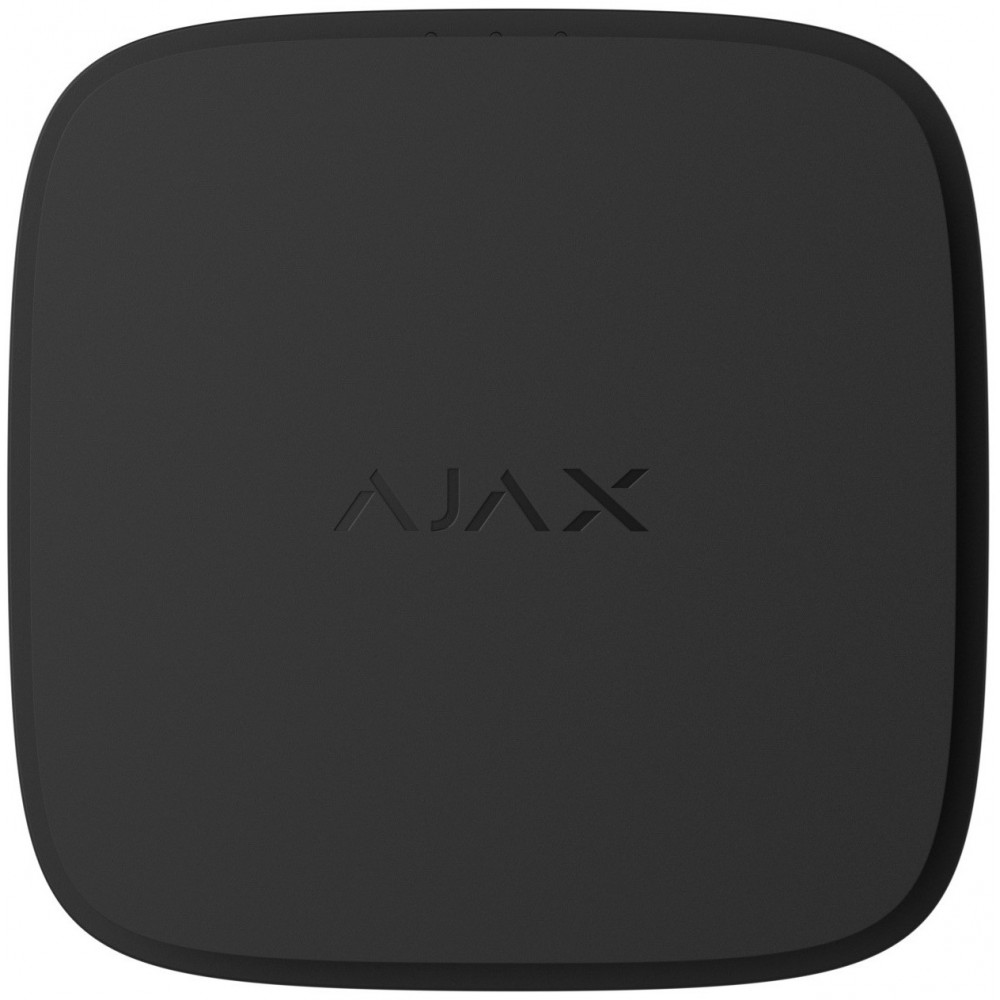 Датчик диму, температури та чадного газу Ajax, FireProtect 2 SB Heat Smoke CO Jeweler, незмінна батарея, бездротовий, чорний