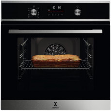 Духова шафа Electrolux електрична, 65л, A+, дисплей, конвекція, піроліз, телескопічні напрямні, чорний
