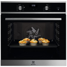 Духова шафа Electrolux електрична, 72л, A, пара, дисплей, конвекція, телескопічні напрямні, чорний Духова шафа Electrolux електрична, 72л, A, пара, дисплей, конвекція, телескопічні напрямні, чорний