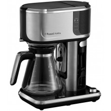 Кавоварка Russell Hobbs крапельна Attentiv Coffee Bar 1.5л, мелена, LED-дисплей, чорно-метал